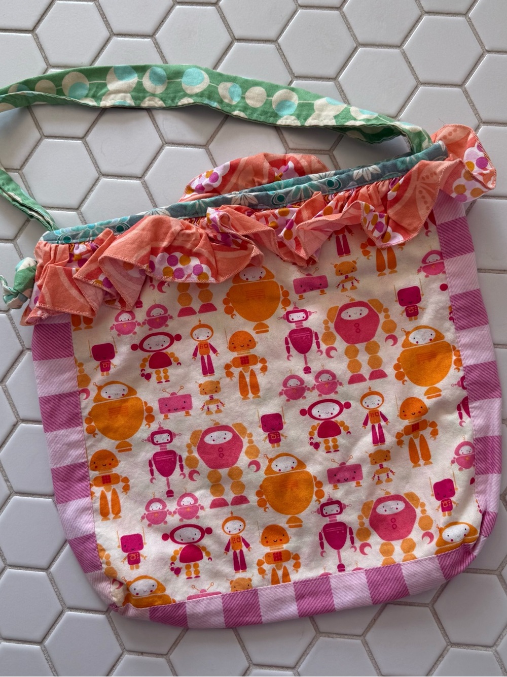 Platinum Kids Pink & Multi-Color Patterned Tote Bag - Picture 4 of 5